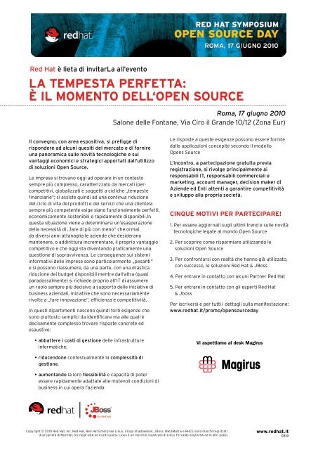 La TempesTa perfeTTa: è iL momenTo deLL'open source - Magirus