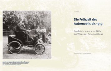 Die Frühzeit des Automobils bis 1919 - edition Schaumberg