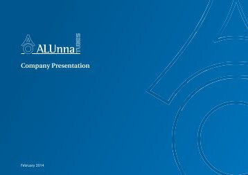 Company Presentation - Aluminiumwerk Unna AG