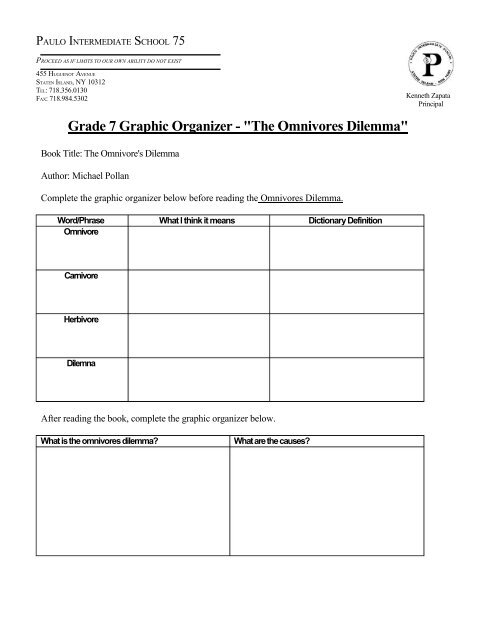 Authors Purpose Graphic Organizer Middle School - CanvaTemplete