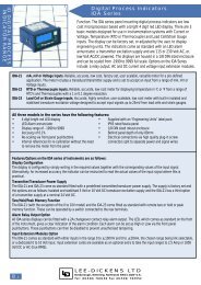 Digital Process Indicators IDA Series - Lee-Dickens Ltd.