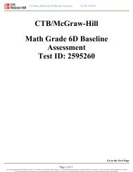 2013 Incoming Math Grade 6D Assignment