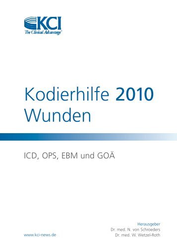 Kodierhilfe 2010 Wunden - Kci-news.de