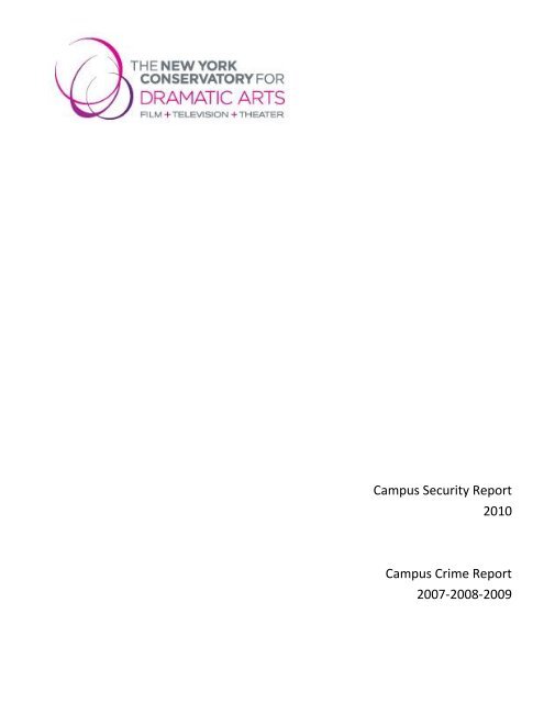 Crime Statistics - The New York Conservatory for Dramatic Arts
