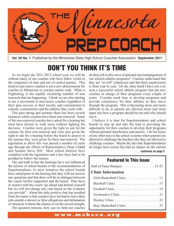 Minnesota Prep Coach - mshsca