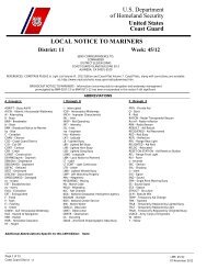 Local Notice To Mariners Week #45-2012 - Dana Point Boaters ...