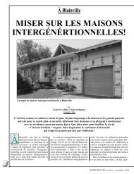 Ã Blainville - Miser sur les maisons intergÃ©nÃ©rationnelles! - Par ...