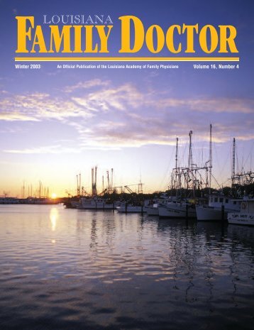 *LA Family Physician V16#2 03 - Louisiana Academy of Family ...