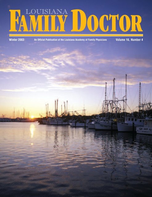 *LA Family Physician V16#2 03 - Louisiana Academy of Family ...