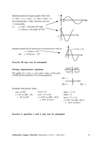 Unit 3 Booklet