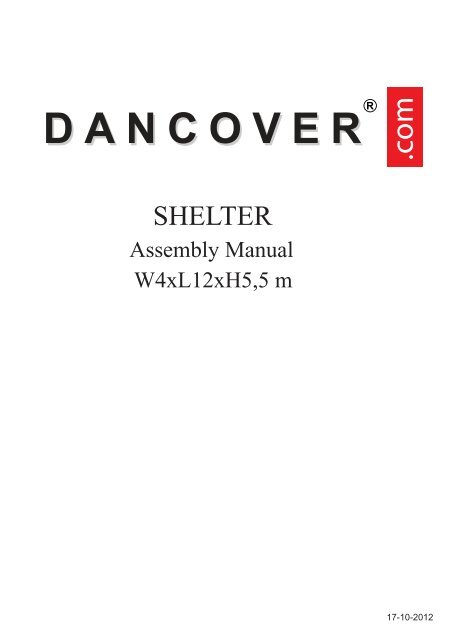 SHELTER - Dancover shop