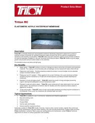 Triton RC Data Sheet Download (258Kb) - Triton Chemicals