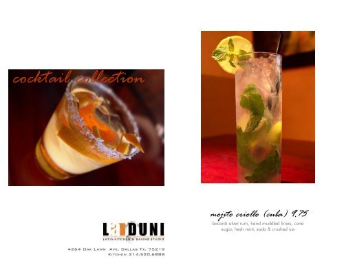 Mojito Criollo (cuba) - La Duni