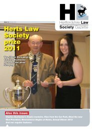 Herts Law Society Journal - insitelaw