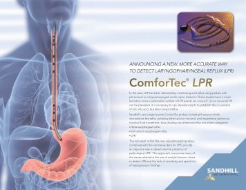 ComforTecÂ® LPR - Sandhill Scientific