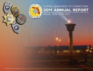 2011 Annual Report - Florida Department of Corrections