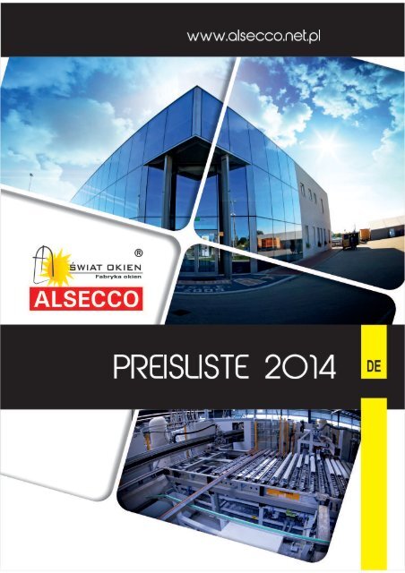 Preisliste PVC und ALU - Alsecco