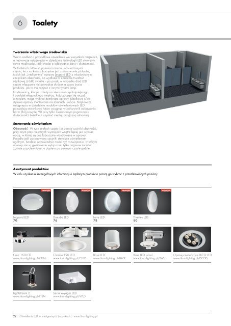 OÅwietlenie LED w inteligentnych budynkach - THORN Lighting