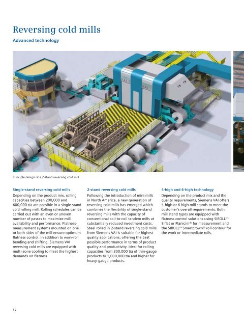 SIROLLCIS CM Solutions for cold rolling mills - Industry - Siemens