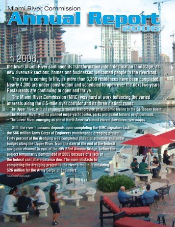 Annual Report 2006 - Miami River Commission