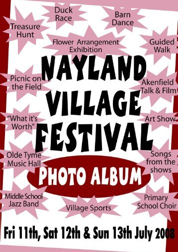 Village Festival - the Nayland and Wiston Community Website