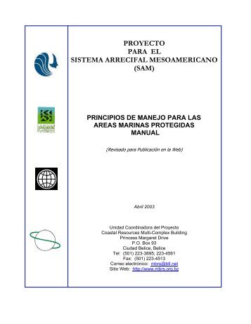 Manual de Capacitación en Principios de Manejo para las Areas ...