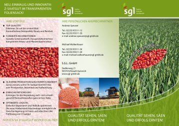 Download Flyer (pdf) - SGL GmbH