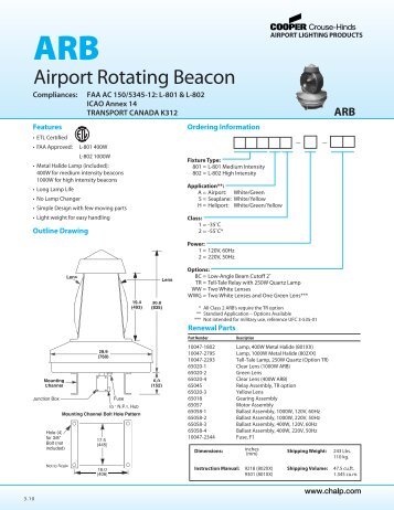 Airport Rotating Beacon - OkSolar.com