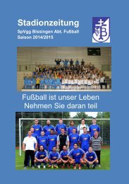 Stadionzeitung_SpVgg Bissingen_2014/14