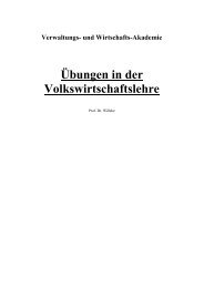 ÃƒÂœbungen in der Volkswirtschaftslehre - Vwa-bwl.de