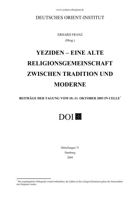 eine alte religionsgemeinschaft zwischen tradition und moderne