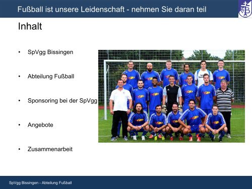 Fußball ist unsere Leidenschaft nehmen Sie daran teil