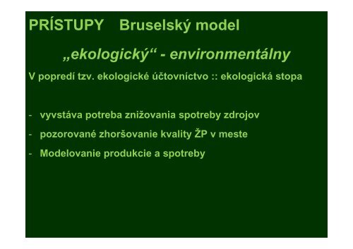 UrbÃ¡nna vegetÃ¡cia - vÃ½chodiskÃ¡, typolÃ³gia, biotopy, ekologickÃ© parky