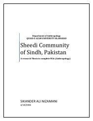 Sheedi Community in Sindh, Pakistan - Sindhi Association of North ...