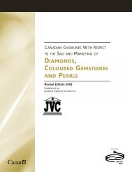 Guidelines (English) - Jewellers Vigilance Canada Inc.