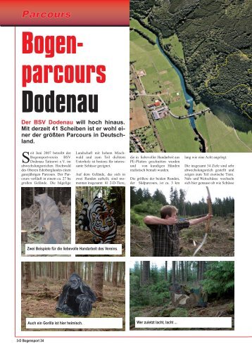 3-D-Parcours Dodenau - Bogensportverlag