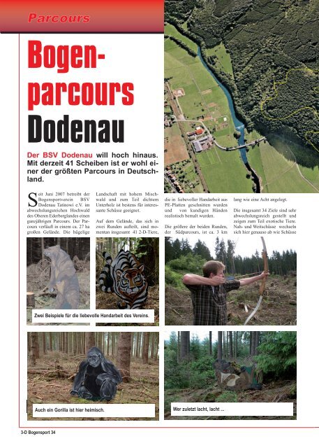 3-D-Parcours Dodenau - Bogensportverlag