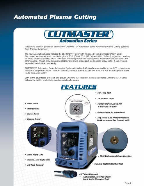 Cutmaster Automation Series - Baileigh Industrial