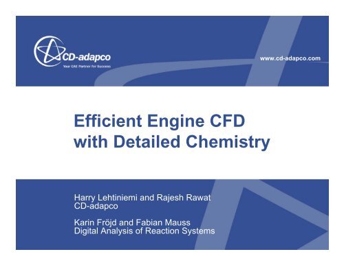 Cfhd Engine.pdf Efficient Engine CFD with Detailed Chemistry