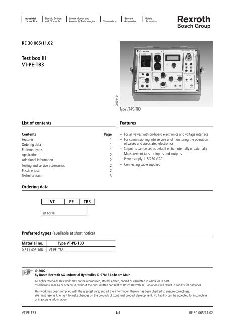 Test Box Iii Vt Pe Tb3