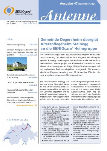 Antenne - Ausgabe 47 - SENIOcare