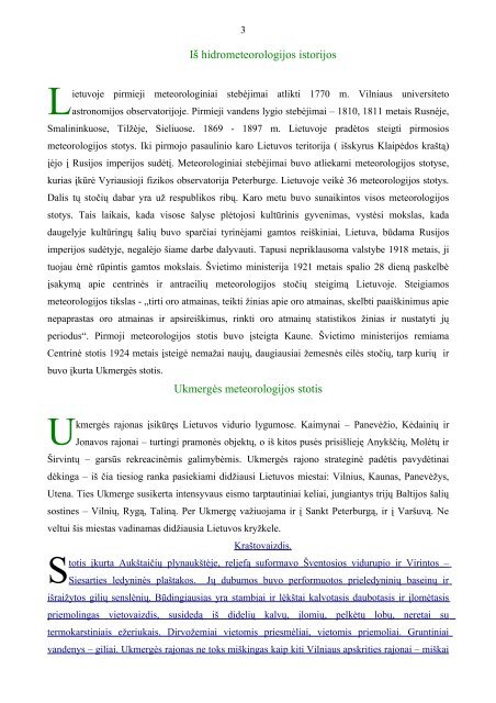 PDF 6 MB - Lietuvos hidrometeorologijos tarnyba
