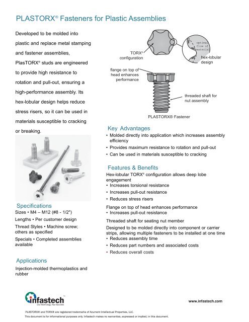 PlasTORX® Flyer - Infastech