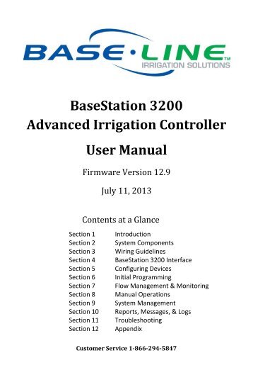 BaseStation 3200 V12 User Manual - Baseline Systems