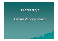 Prezentacja Gmina Zebrzydowice - Zebrzydowice, UrzÄd Gminy