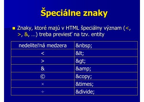 2. HTML â Ãvod do jazyka - KSP