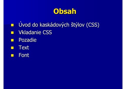 2. HTML â Ãvod do jazyka - KSP