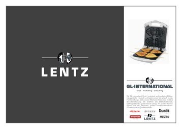 Katalog - Lentz