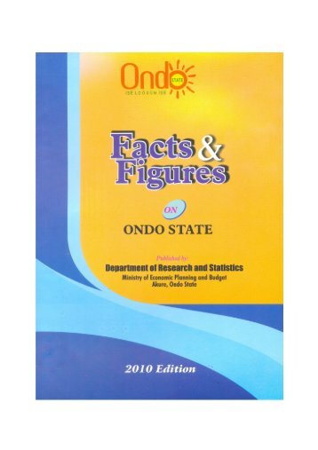 Facts & Figures on Ondo State (2010) - National Bureau of Statistics