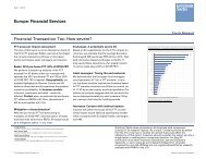 Financial Transaction Tax: How severe? - Steuer gegen Armut